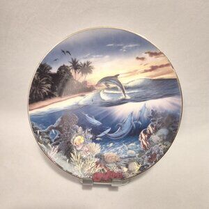 Dolphin's Dance by R Komi from Symphony of the Sea Plate Collection